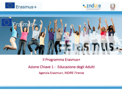 Il Programma Erasmus+ Azione Chiave 1