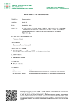 FRONTESPIZIO DETERMINAZIONE