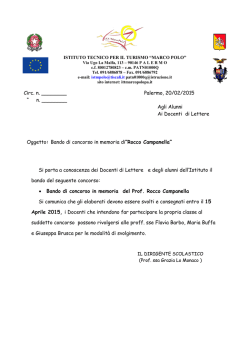 Concorso Rocco Campanella