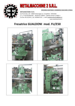 RETTIFICA TACCHELLA USATA