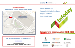 Programma Spazio Alpino 2014-2020