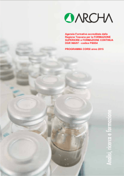 Scarica il Catalogo dei Corsi