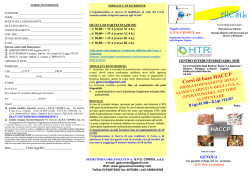 Corso HACCP - GPS Consul sas