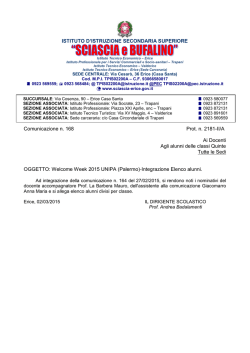 ISTITUTO D`ISTRUZIONE SECONDARIA SUPERIORE