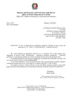 Ministero dell`Istruzione, dell`Universit&agrave; e della Ricerca Ufficio