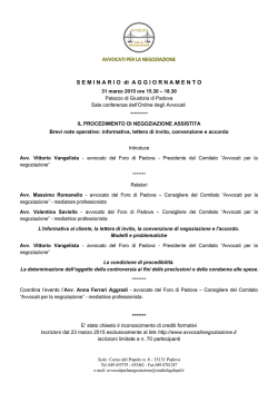 qui - Avvocati per la Negoziazione