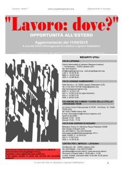 Europa - progettogiovani.org