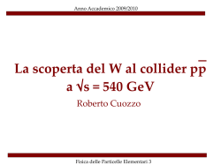 Scoperta W