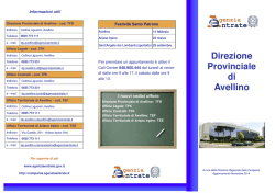 Brochure dp Avellino - Direzione regionale Campania