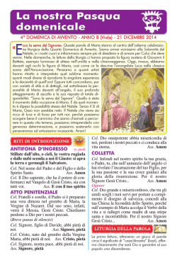 IV Dom Avv.B 14 - Parrocchia S. Barbara