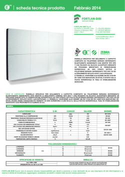 Scheda Tecnica - Zebra Professione Cappotto | Fortlan-Dibi