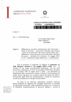 Programma dettagliato