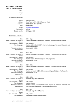 Stampa questo articolo - Universit&agrave; di Palermo