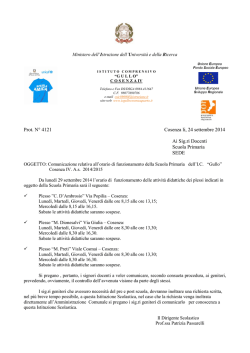 Elenco Candidati Ammessi