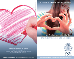 5 Brochure QT CORTO DEF.indd - Fondazione Salvatore Maugeri