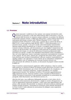 Sezione 1 Note introduttive - EUROCODES Spreadsheets Structural