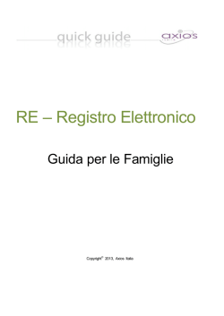 RE &ndash; Registro Elettronico