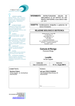 Parametri geotecnici