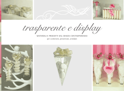 MATERIALI E PRODOTTI DAL DESIGN - Food