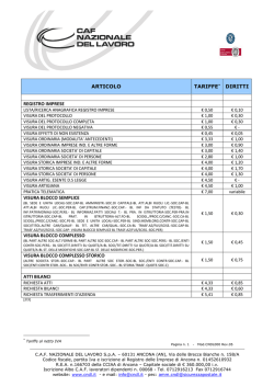 listino telemaco infocamere 2014