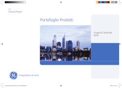 Portafoglio Prodotti