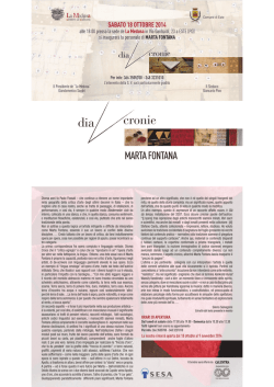 invito - Marta Fontana
