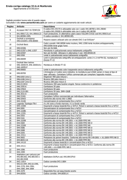 Errata corrige catalogo 30