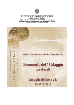 IT articolazione Geotecnico classe VB