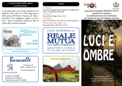 Scarica il regolamento concorso Luci e Ombre