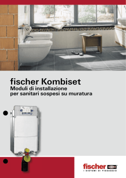 ﬁscher KOMBISET Moduli di installazione per sanitari