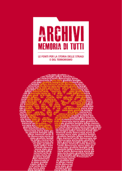 le fonti per la storia delle stragi e del terrorismo
