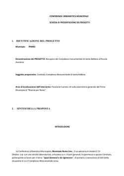 1. IDENTIFICAZIONE DEL PROGETTO 2