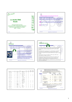 Francesca Carozzi - GISCoR - Gruppo Italiano Screening Colorettale