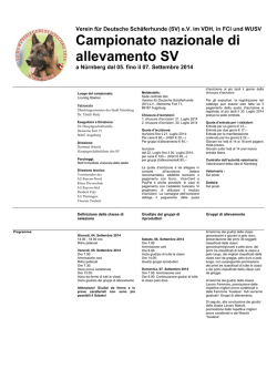 Verein für Deutsche Schäferhunde (SV) e