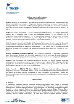 Bando - Universit&agrave; per Stranieri di Perugia