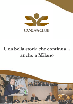 Una bella storia che continua... anche a Milano