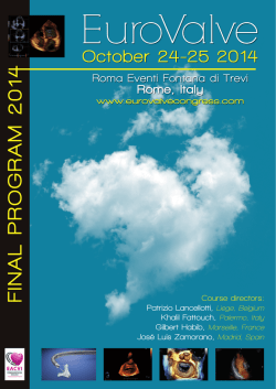 October 24 - 25, 2014 -Rome, Italy