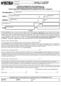 e-mail Il /la sottoscritto /a nato/a  a residente a C.F il Cell Data Quota