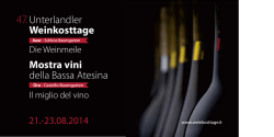 Unterlandler Weinkosttage Mostra vini della Bassa Atesina