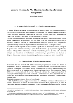 La nuova riforma della PA e Il fascino discreto del