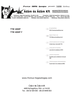 TTW4000P F++/UD/JM/Le, TTW4000P F/F++/UD/JM/Le