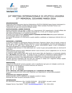 24&deg; meeting internazionale di atletica leggera 27