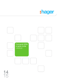 Comandi KNX e serie civile catalogo