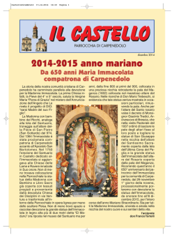 Bollettino dicembre 2014