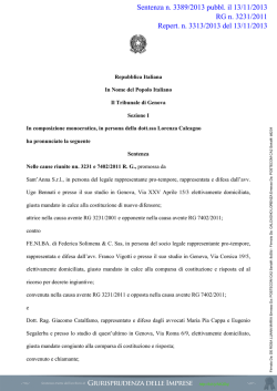 scarica la sentenza - Giurisprudenza delle imprese