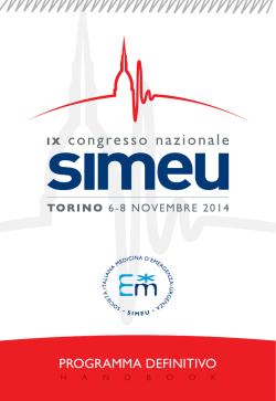 PROGRAMMA DEFINITIVO