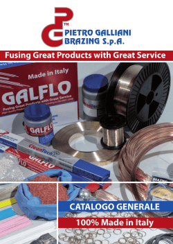 100% Made in Italy CATALOGO GENERALE