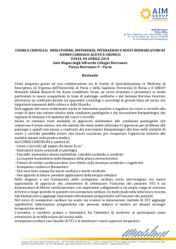 Scarica programma e CV relatori.