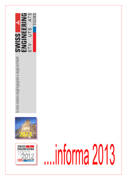 PREMIO SWISS ENGINEERING TICINO edizione 2013
