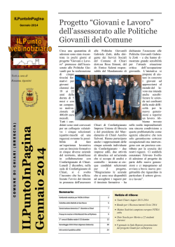 ILP unto In Pag ina Genn aio 2 014